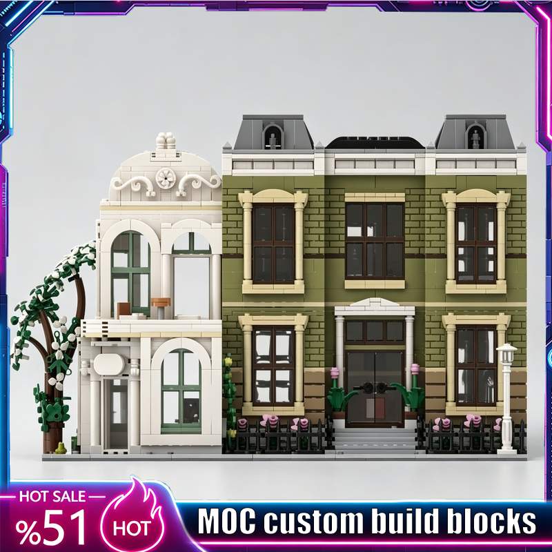 Spa Wellness Center - 3213ピース スパリゾート MOC ウェルネスセンター ビルディングモデル カスタムパズルブロック