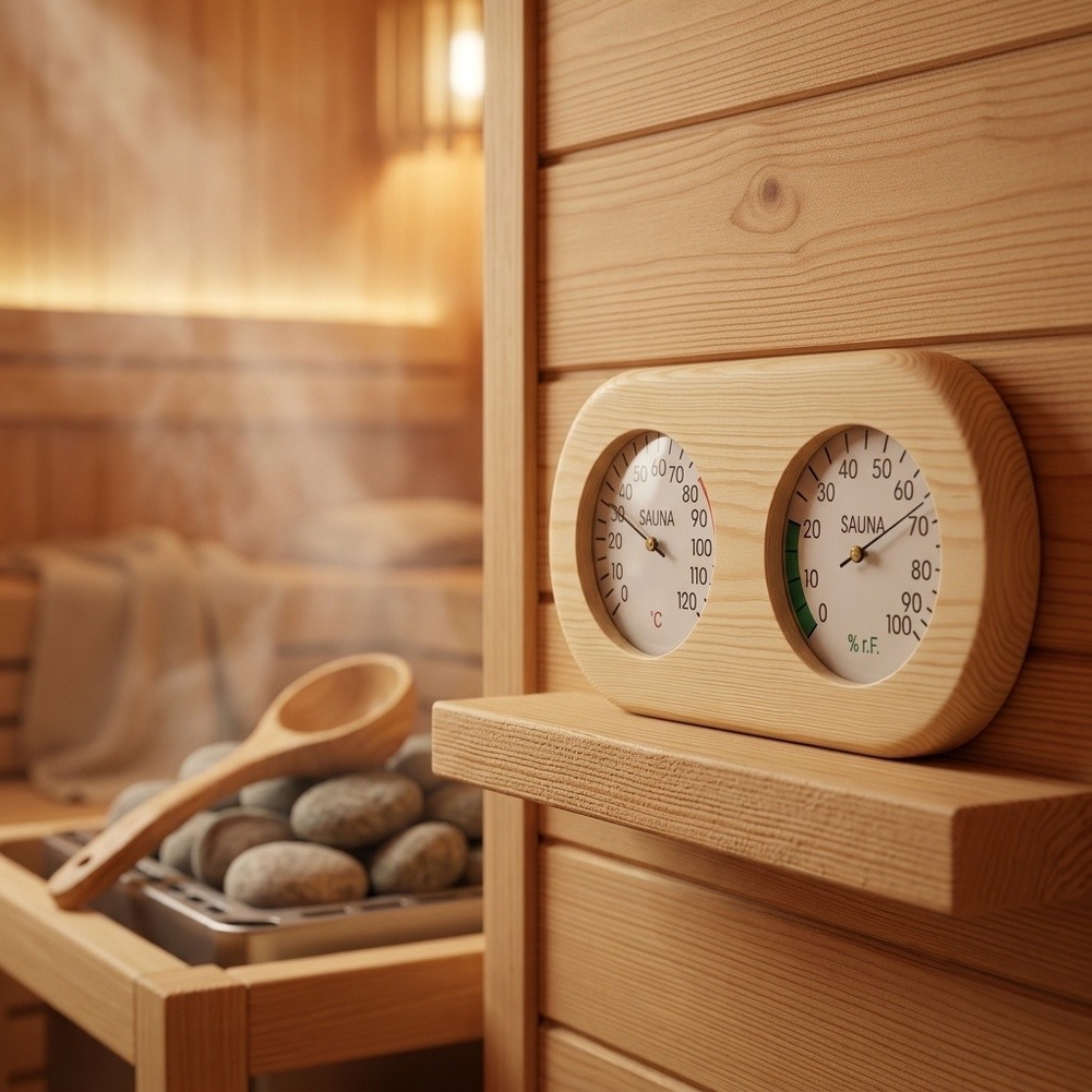 二重温度湿度計 ピナス・シルベストリス サウナ・スパ・ウェル - Spa Wellness Center のレビューと価格