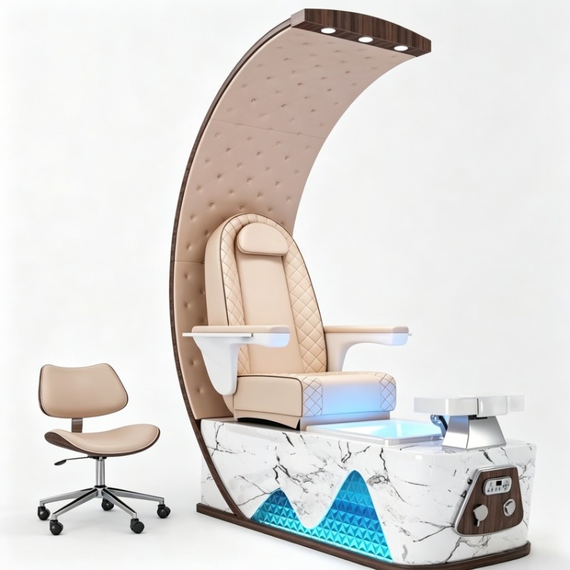 高級電動ペディキュアマッサージチェア、モダンレザー製スパフッ - Wellness Spa With Hotel のレビューと価格