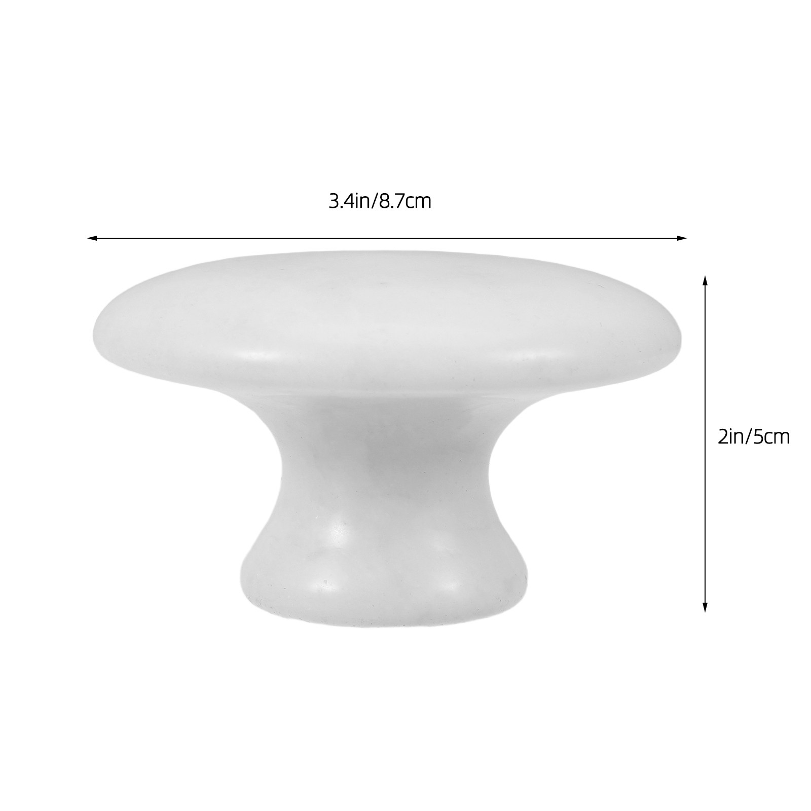 翡翠製フェイシャルマッサージローラー ホワイトマッシュルーム - Jade Roller Stone のレビューと価格