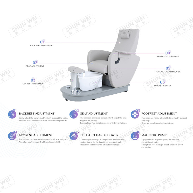 マッサージ、調節可能なスパチェア、フットバスマニキュアソファ - Spa Wellness Center のレビューと価格