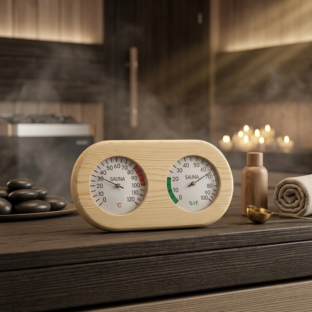 1Pc デュアル温度湿度計温湿度計サウナルームスパウェルネス - Spa Wellness Center のレビューと価格